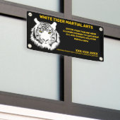 Personalisierte Kampfkunst des Weißen Tigers Banner (Äußeres Gebäude)