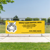 Personalisierte Kampfkunst des Weißen Tigers Banner (InSitu)