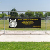 Personalisierte Kampfkunst des Weißen Tigers Banner (Insitu)