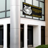 Personalisierte Kampfkunst des Weißen Tigers Banner (Äußeres Gebäude)
