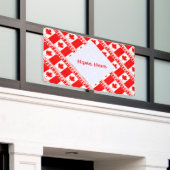 Personalisierte Kanada-Flagge-Party Banner (Äußeres Gebäude)