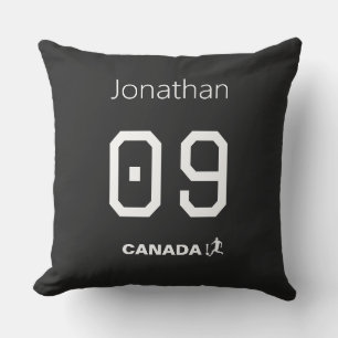 Personalisierte Kanada-Fußball-Fan-Raumdekoration Kissen