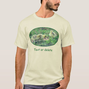 Personalisierte Kanada-Gans-Babys-Wildlife-Fotos T-Shirt