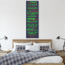 Personalisierte kantige Teenager-Inspirationstypog