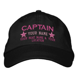 Personalisierte Kapitän Stars Ball Cap Stickerei Bestickte Kappe