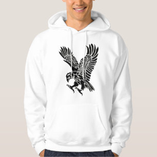 Personalisierte Kapuzenpullover - Adler Ich fliege Hoodie