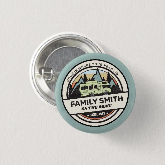 Personalisierte Karawankenabenteuer Button (Vorne & Hinten)