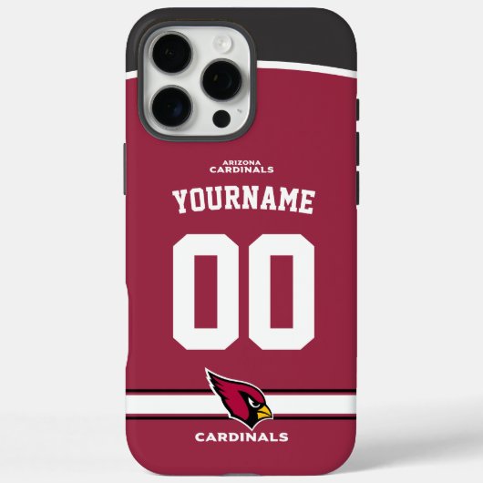 Personalisierte Kardinäle Jersey American Football Case-Mate iPhone Hülle (Rückseite)