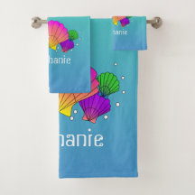 Personalisierte karibische Muscheln mit Blasen