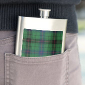 Personalisierte Karierte Davidson Tartan Benutzerd Flachmann (Beispiel)