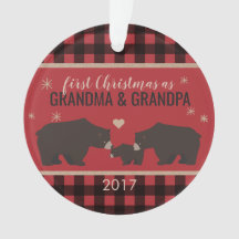 Personalisierte Karierte Grandelmütter-Acrylschmuc