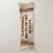 Personalisierte Karosseriegeschenke für Baseballli Seitenschläferkissen (Vorderseite Vertikal)