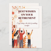 Personalisierte Karte - Abschiedskollegen (Vorne/Hinten)