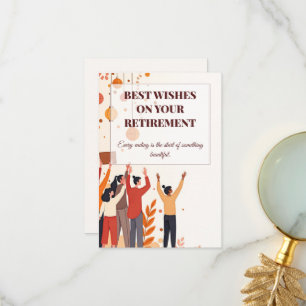 Personalisierte Karte - Abschiedskollegen