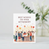 Personalisierte Karte - Abschiedskollegen (Stehend Vorderseite)