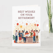 Personalisierte Karte - Abschiedskollegen (Vorderseite)