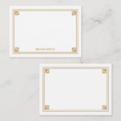 Personalisierte  Karte an der Vintagen Grenze (Vorne/Hinten)