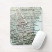 Personalisierte Karte des Bundesstaates New Hampsh Mousepad (Mit Mouse)