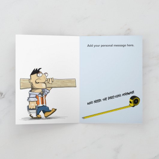 Personalisierte Karte des Vaters (Innenseite)