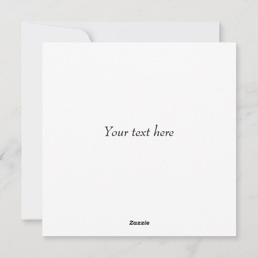 Personalisierte Karte - Funny Monkey (Rückseite)