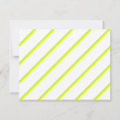 Personalisierte Karte für den Preppy-Tennisstreife (Rückseite)