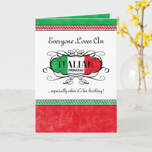 Personalisierte Karte Italiens (Gelbe Blume)