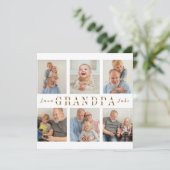 Personalisierte Karte Opa Pictures (Stehend Vorderseite)