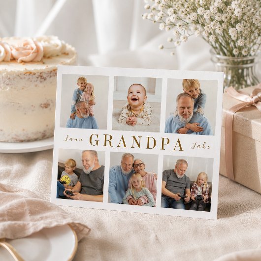 Personalisierte Karte Opa Pictures