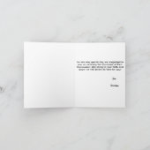 Personalisierte Karte zur ersten heiligen Kommunio (Innenseite)