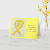 Personalisierte Karten für das Gelbe Bewusstsein (Gelbe Blume)
