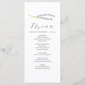 Personalisierte Karten für Hochzeiten Lavendel & S (Vorderseite)