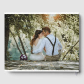 Personalisierte katholische Bibel Hochzeitsbuch Gästebuch (Rückseite)