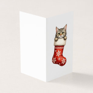 Personalisierte Kätzchen-Weihnachtsstrumpf-Weihnac
