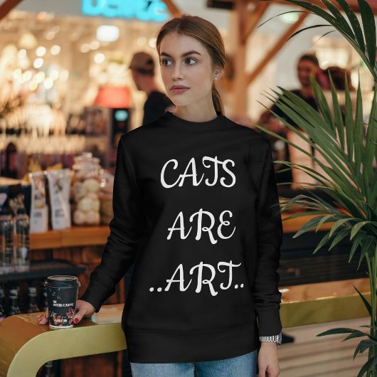 Personalisierte Katze Funny Modernes, gemütliches, Sweatshirt