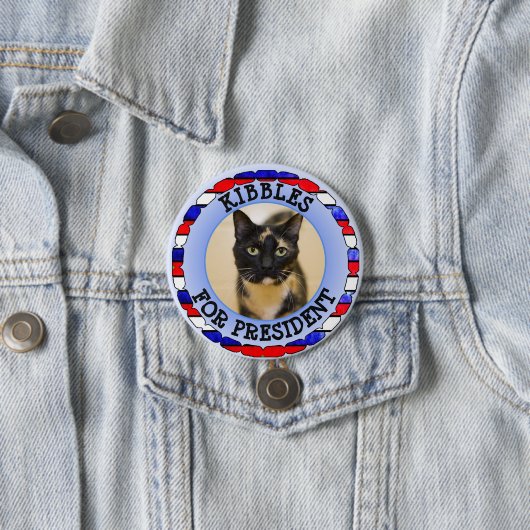 Personalisierte Katze für President Button (Beispiel)