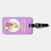 Personalisierte Katze Gepäckanhänger (Vorderseite horizontal)