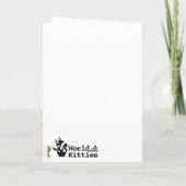 personalisierte Katze, kleine Birdie sagte mir...  Karte (Rückseite)