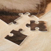 Personalisierte Katze liebt maßgeschneidertes Foto Puzzle (Seite)