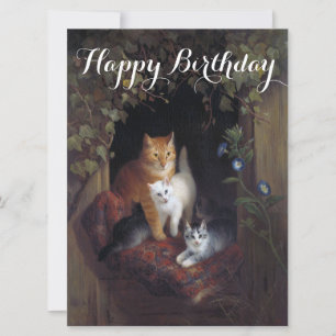 Personalisierte Katze mit Kätzchen Henriette Knip