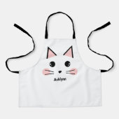 Personalisierte Katze Schürze (Vorderseite)