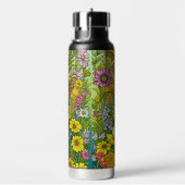 Personalisierte Katze und Blume Trinkflasche (rechts)