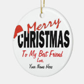 Personalisierte Katzen-bester Keramikornament (Links)