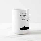 Personalisierte Katzen-Denkmal-Tasse Kaffeetasse (Mittel)