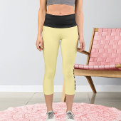 Personalisierte Katzen für Haustiere auf schwarzer Capri Leggings