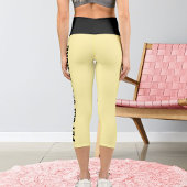 Personalisierte Katzen für Haustiere auf schwarzer Capri Leggings