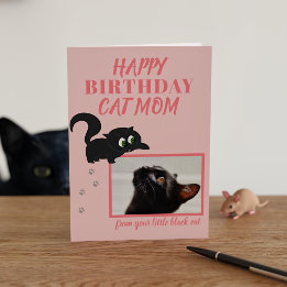 Personalisierte Katzen-Geburtstagskarte vom Kater Karte