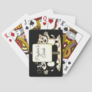 Personalisierte Katzen-Spielkarten, Spielkarten