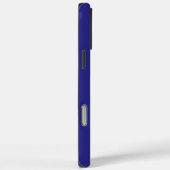 Personalisierte Katzenfoto-Collage-Monogramm blau Case-Mate iPhone Hülle (Rückseite / Rechts)