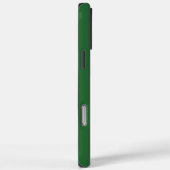 Personalisierte Katzenfoto-Collage Monogramm grün Case-Mate iPhone Hülle (Rückseite / Rechts)