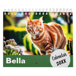 Personalisierte Katzenfotos Haustier Jahr Erstelle Kalender